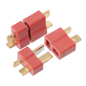 G25DC - Deans Conector set of 4 parts Inc heatshrink Tube